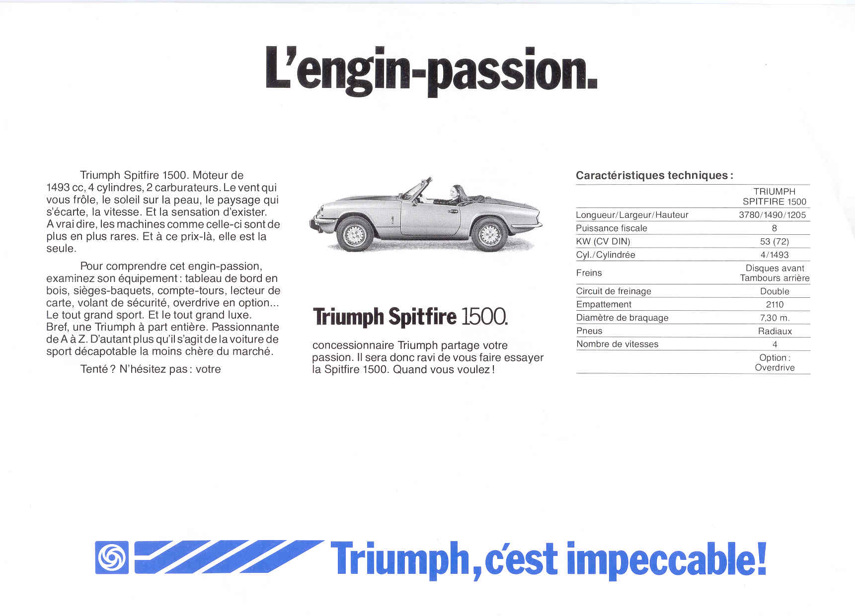 Triumph Spitfire 1500 (F)!